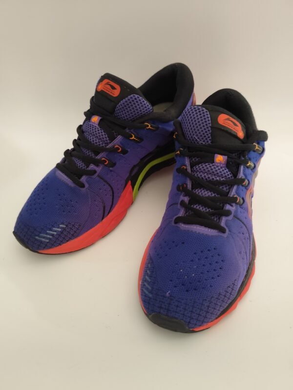 Li-Ning Furious Rider Blue and Orange Sneakers - Size 44.5