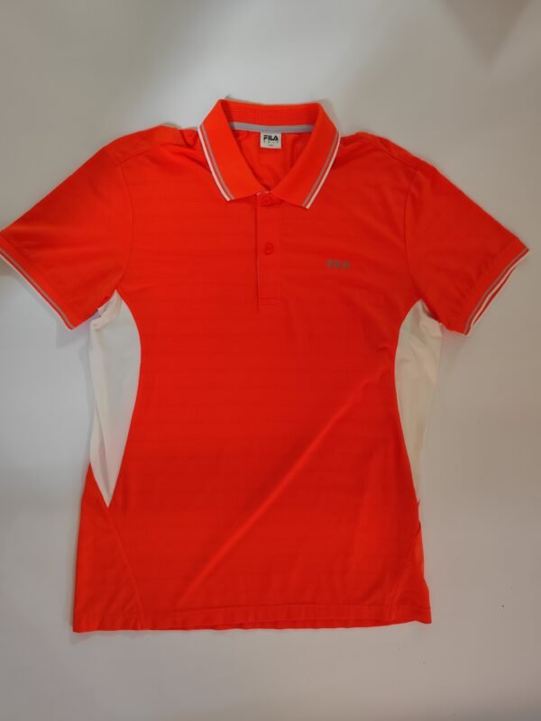 Asics Sport Short Sleeve - L, Orange - L: 68 - W: 56 - SL:26