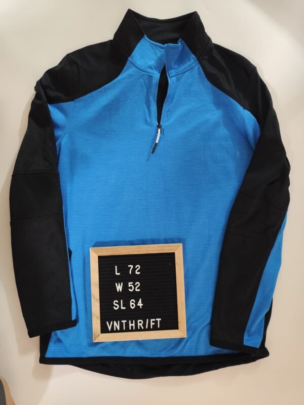 Under Armour ColdGear® Reactor Fitted - Large, Black & Blue - Image 2