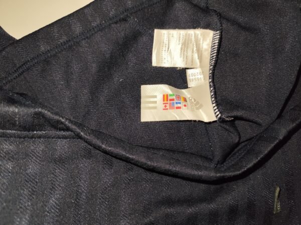 adidas Neon Striped Tracktop Jacket VTG 2000s - Small, Black - Image 4