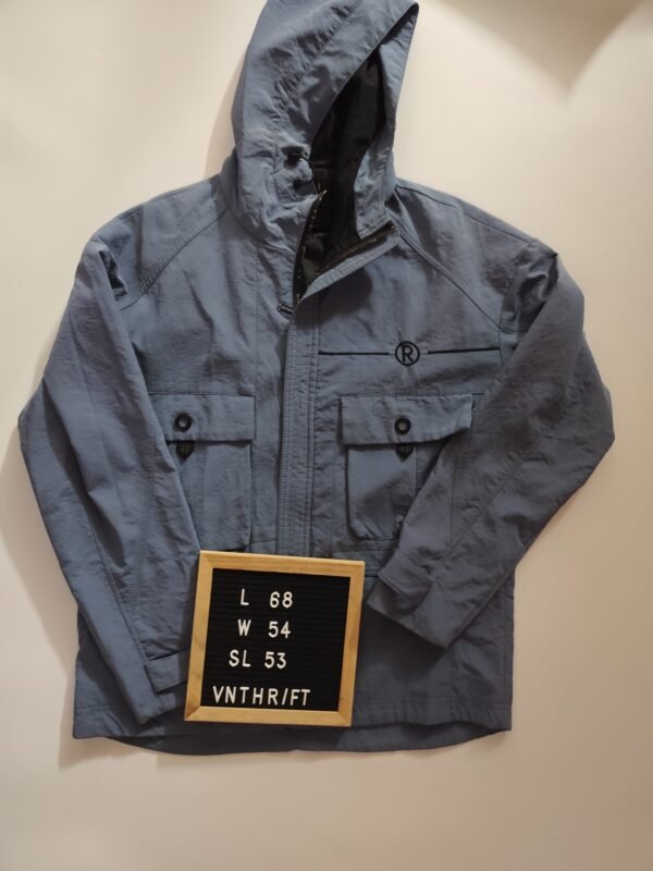 J.H.L.ZAI Hooded Jacket  - Large, Grey - Image 2