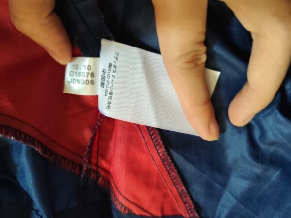 adidas Long Sleeve Athletic Top - Medium, Blue & Red - Image 4