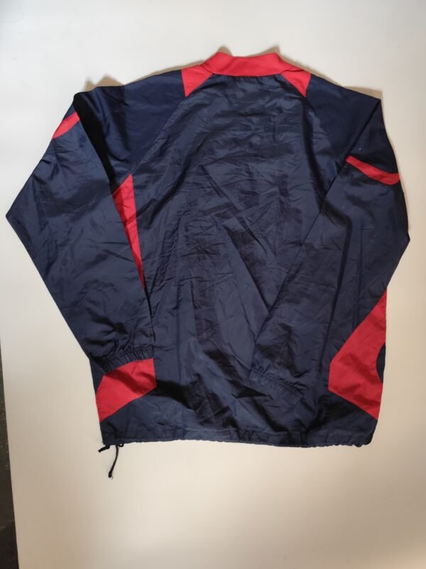 adidas Long Sleeve Athletic Top - Medium, Blue & Red - Image 3