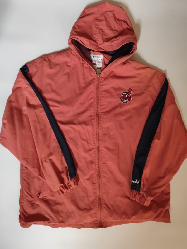 Puma 2000 CLEVELAND INDIANS Jacket - Medium, Orange