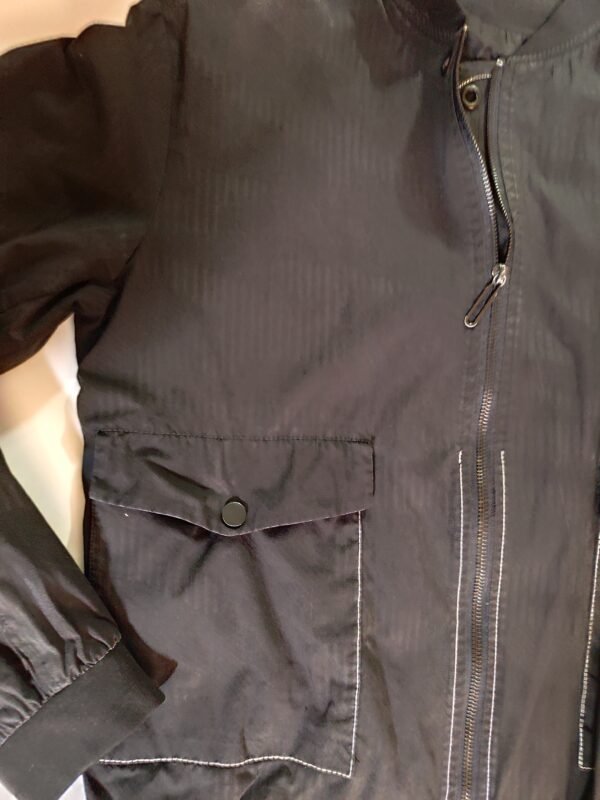 Black Racing Jacket - Large, Black - Image 3