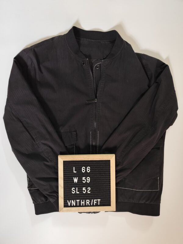 Black Racing Jacket - Large, Black - Image 2