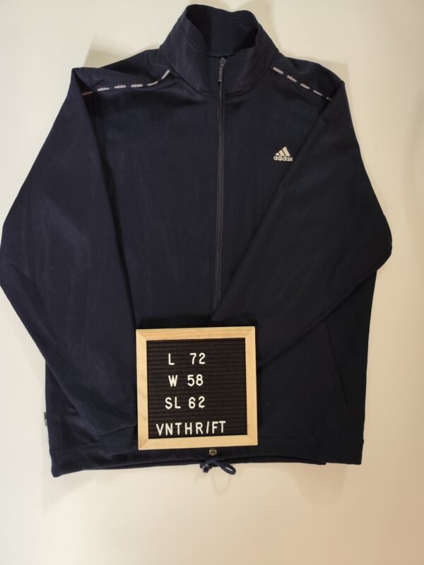 adidas Track Jacket - UK 38/40, Black - Image 2