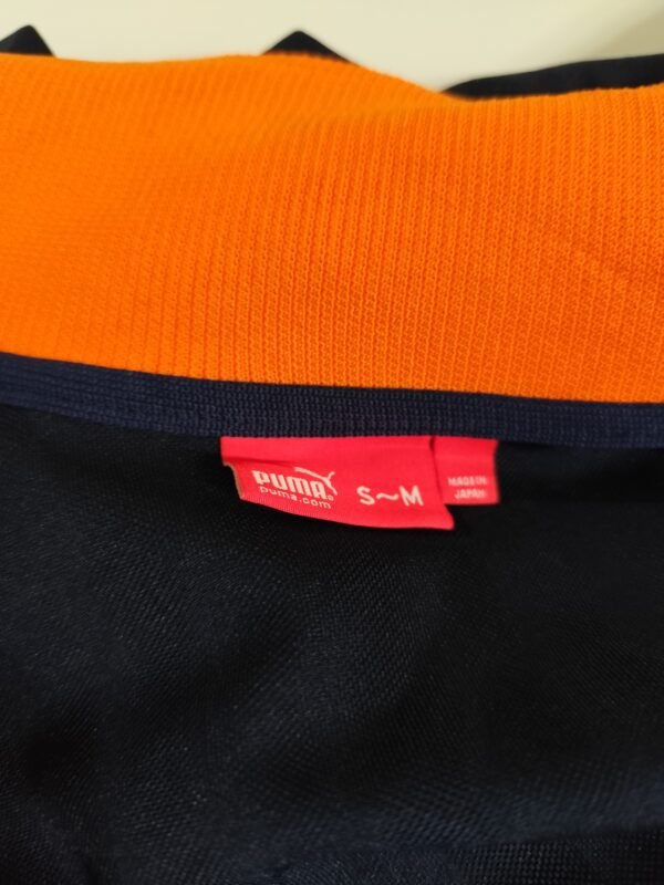 Puma Jersey Jacket - Small-Medium, Black & Orange - Image 5
