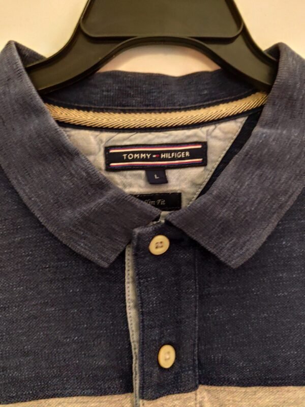 Tommy Hilfiger Polo - L, Multicolored - L: 69 - W: 45 - SL:19 - Image 3