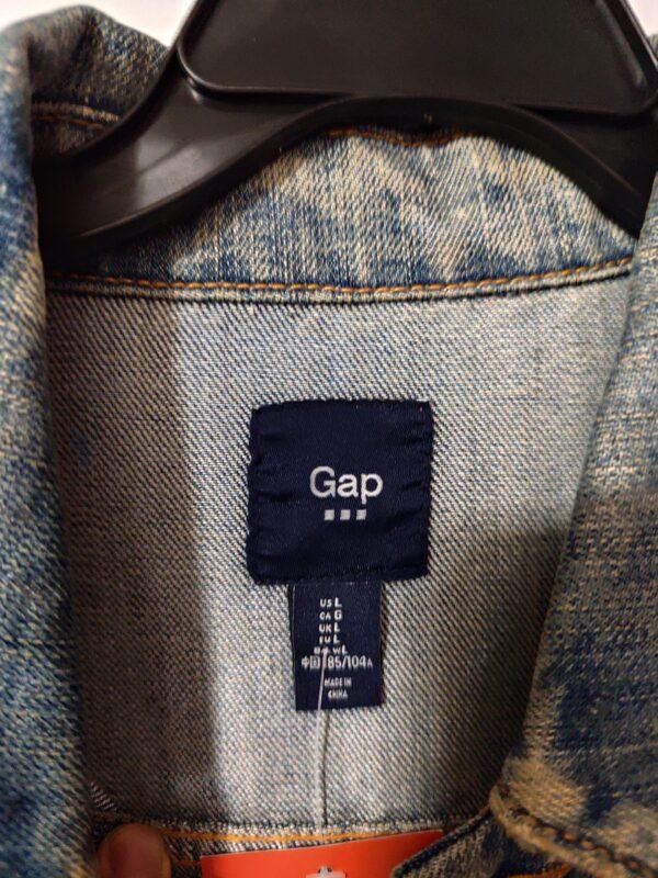 Gap Denim Jacket L68  W55 SL66 - Size 0, Blue - Image 4