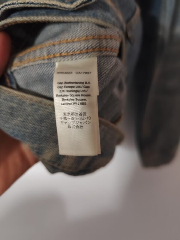 Gap Denim Jacket L68  W55 SL66 - Size 0, Blue - Image 3