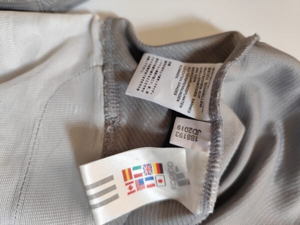adidas Track Jacket White JD2019  - Size Large, Grey - Image 3