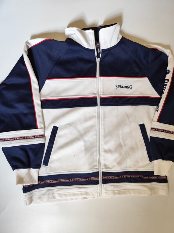 Spalding Jacket - Size Large, Blue, White and Red