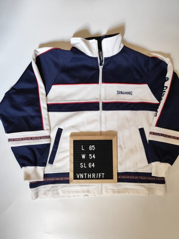 Spalding Jacket - Size Large, Blue, White and Red - Image 2