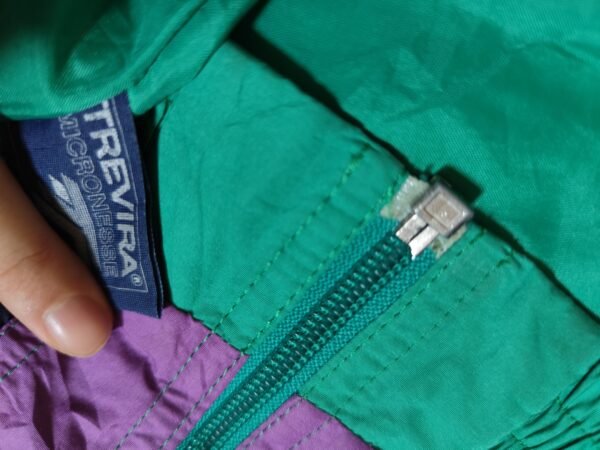 Puma Top High Tech P.F.S Jacket  - Size Large, Green Puple Yellow Black - Image 3