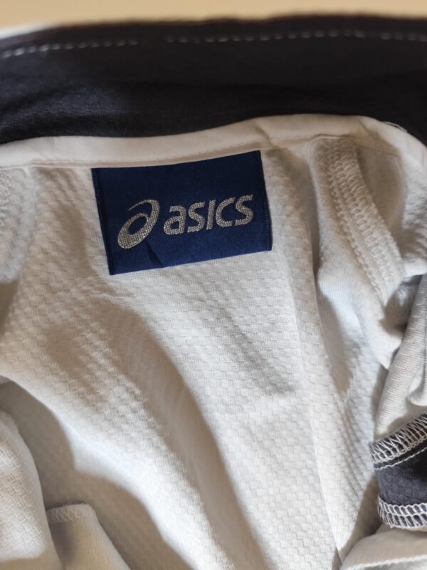 Asics Grey Windbreaker Jacket - Size Large, Grey - Image 6