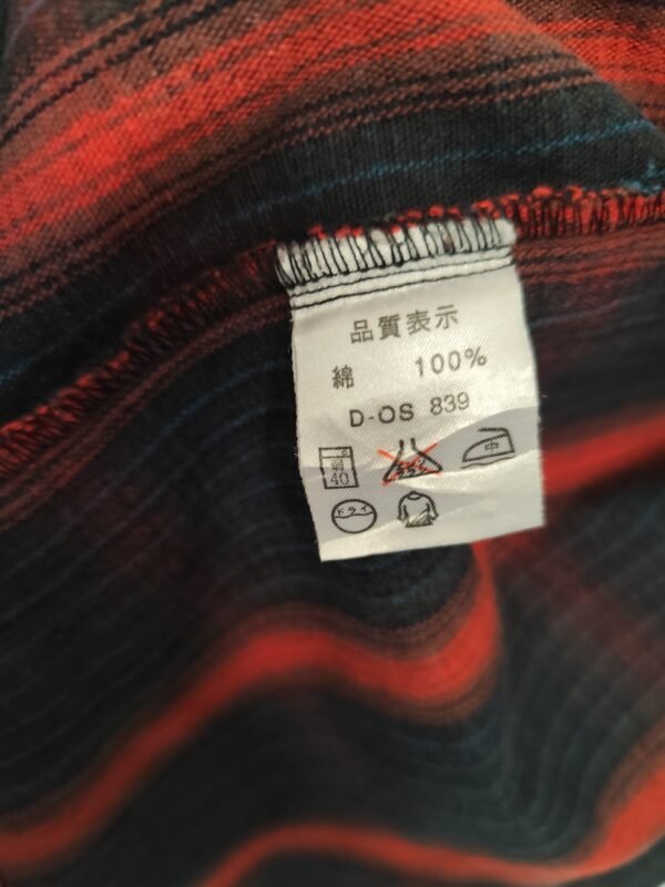 Dickies Guaranteed Texas 1922 Button Down Short Sleeve Thick - M, Red - L: 84 - W: 58 - SL:21 - Image 5