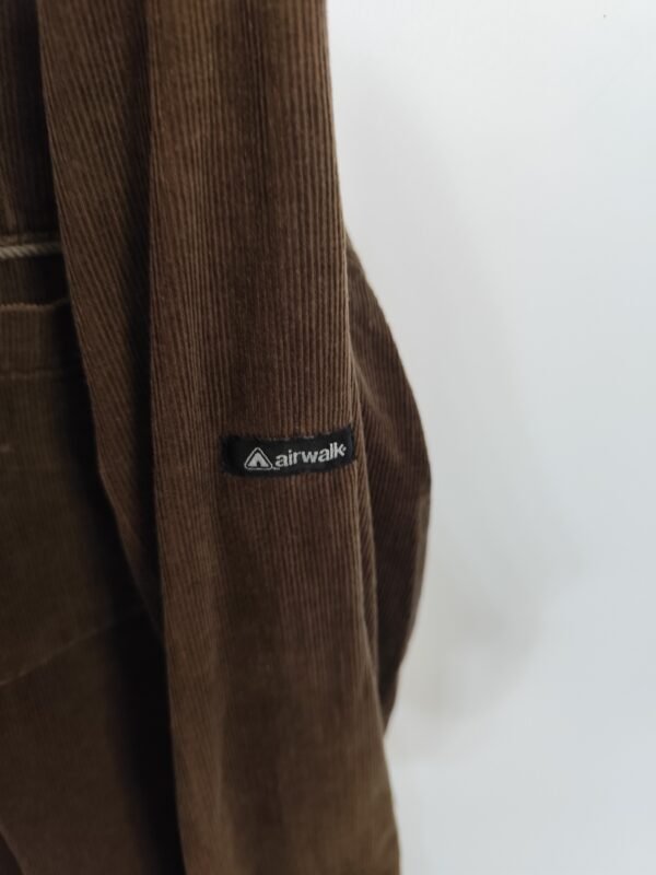 Airwalk 100% Cotton Suede Long Sleeve - M, Brown - L: 73 - W: 62 - SL:56 - Image 4