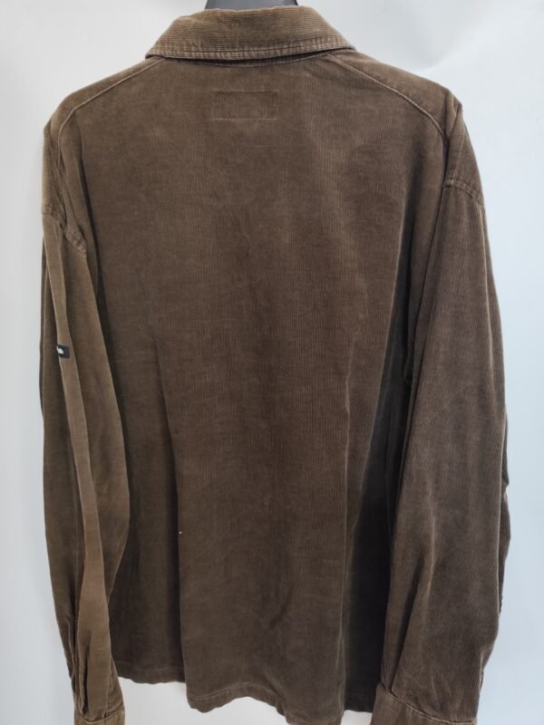 Airwalk 100% Cotton Suede Long Sleeve - M, Brown - L: 73 - W: 62 - SL:56 - Image 3