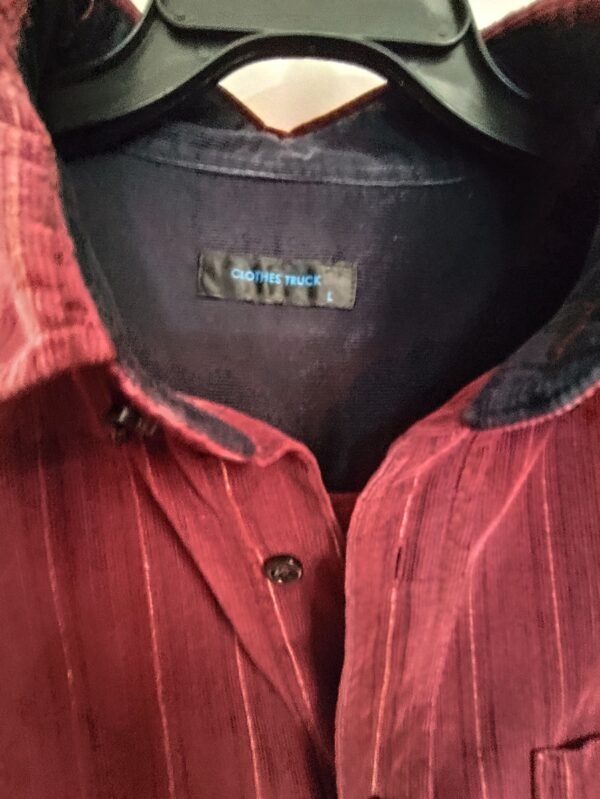 Clothes Truck Suede Long Sleeve - L, Red - L: 67 - W: 61 - SL:59 - Image 5