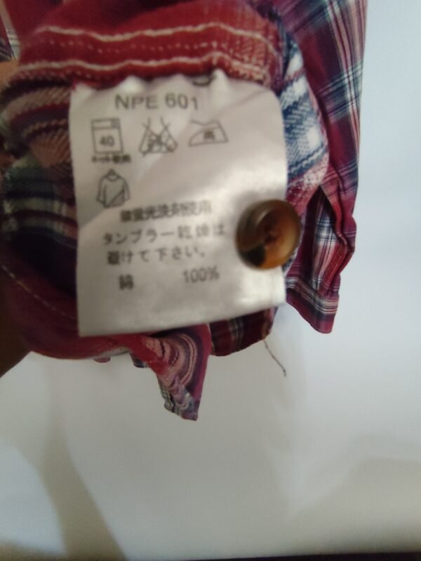 Kansai Jeans Button Down Oxford Smart Flannel - 4L, Red - L: 76 - W: 67 - SL:60 - Image 4