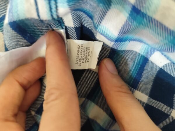 Old Navy Regular Fit Coupe Standard Long Sleeve Flannel - M, Multicolored - L: 75 - W: 55 - SL:64 - Image 3