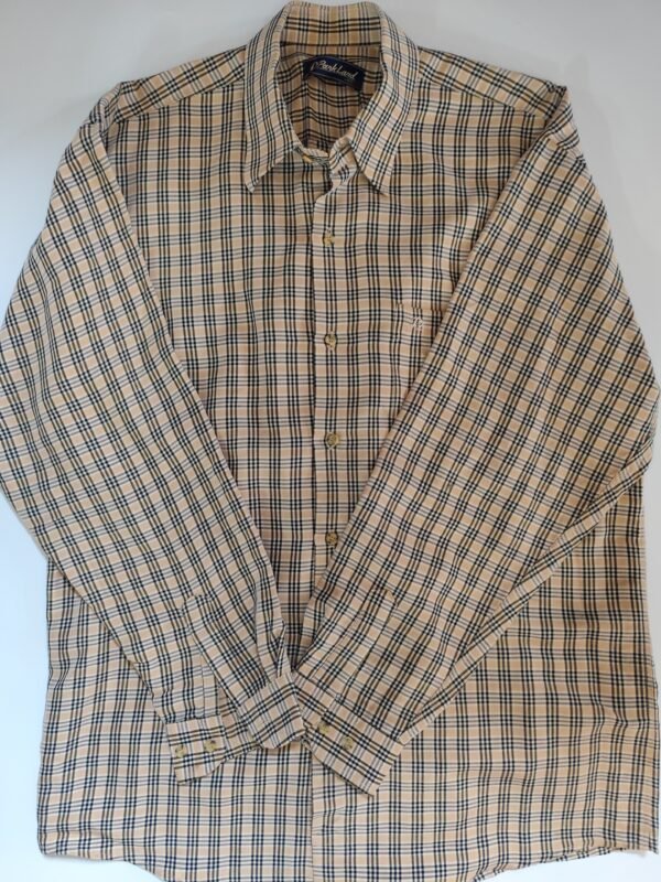 Parkland Button Down Oxford Smart Flannel - 95, Multicolored - L: 77 - W: 57 - SL:55