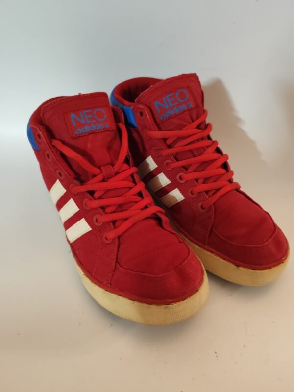 adidas Neo High Top Q26103 Shoes - Red, 42.5
