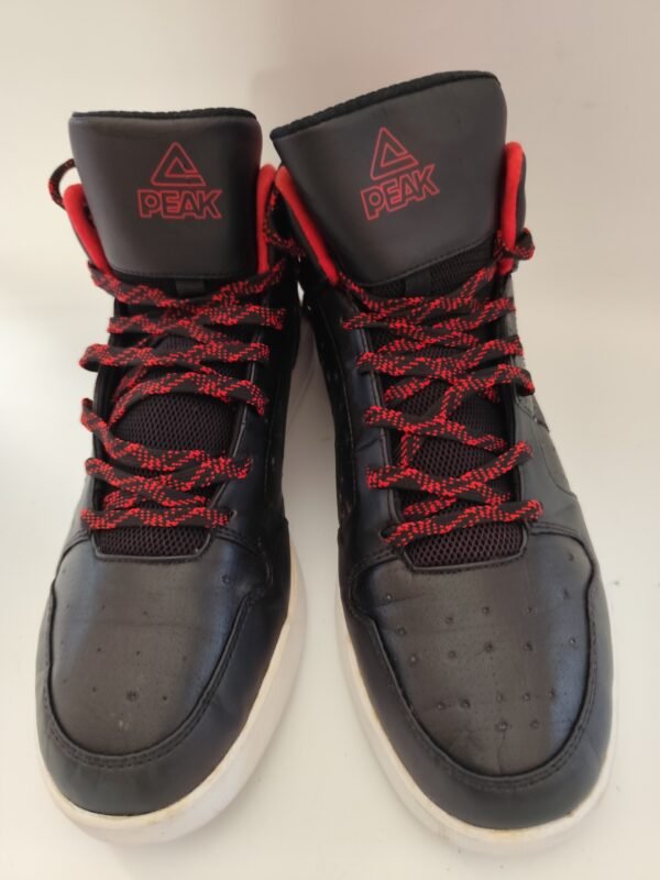 Peak High Top Red Laces Shoes - Black, 44 - Image 2