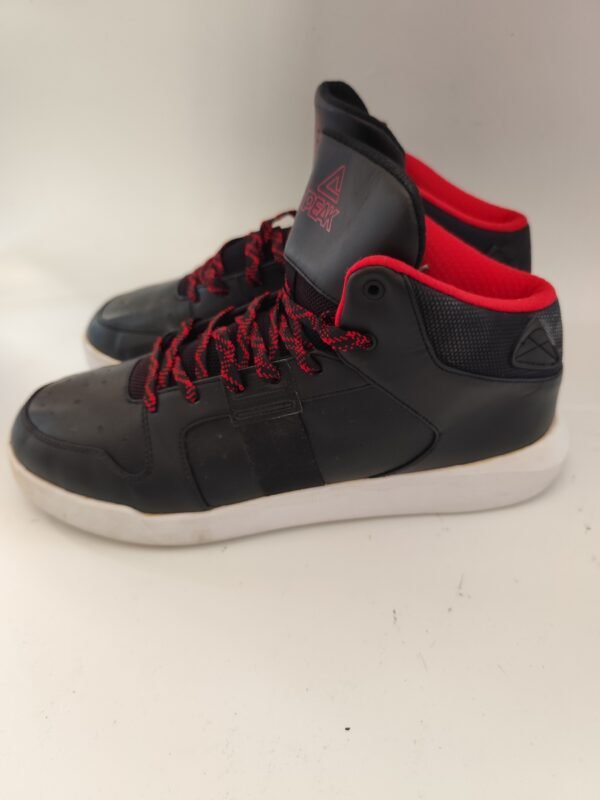 Peak High Top Red Laces Shoes - Black, 44 - Image 5
