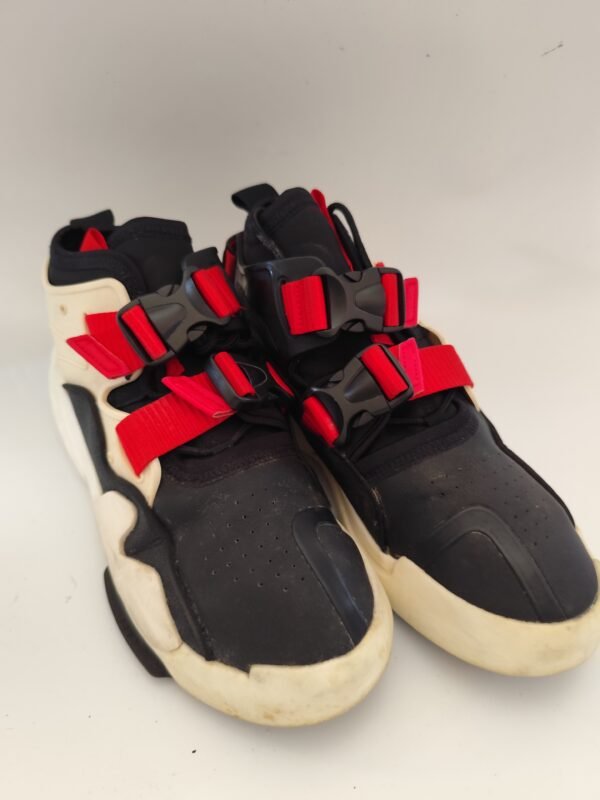 Anta Red Straps High Top Shoes - Black, 10.5