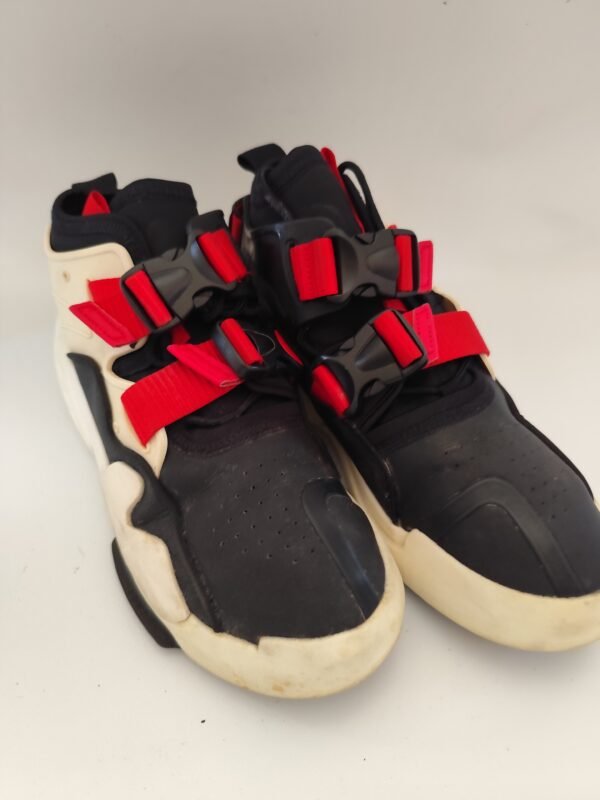 Anta Red Straps High Top Shoes - Black, 10.5 - Image 2