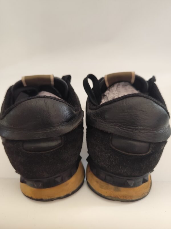 Valentino Garavani Leather Spikes on the Side Sneakers - Black, 42 - Image 3