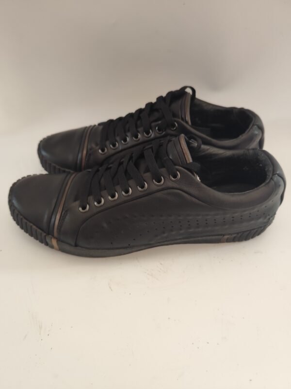 Puma x Alexander Mcqueen Leather Street Climb Low Top Sneakers - Black, 42 - Image 5