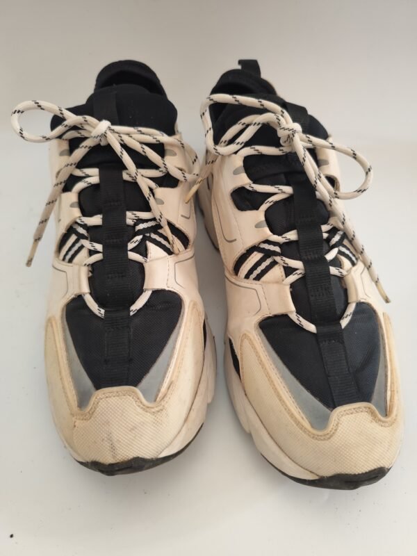 Zara Athletic Striped Laces Sneakers - White, 45 - Image 2