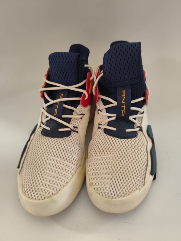 Anta White, Blue amd Red High Top Sneakers - Multicolored, 43 - Image 2