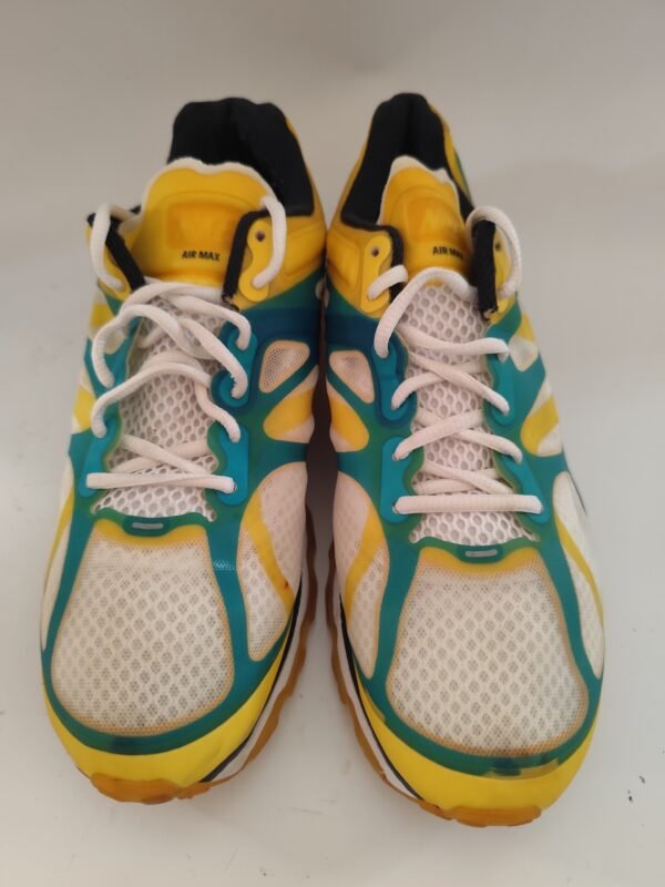 Nike Air Max, White Green & Yellow Mesh Sneakers - Multicolored, 44 - Image 2