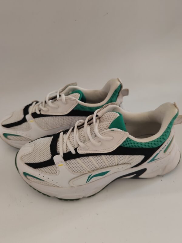 Li-ning Running 'White Green' ARLQ009-2 Sneakers - White, 43 - Image 4