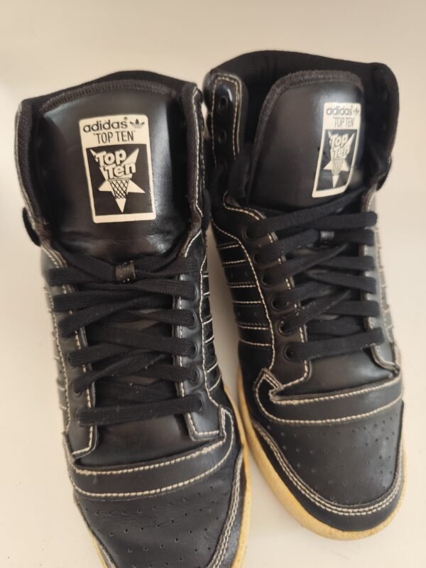 adidas Top Ten Hi 'Core Black' F37608 High Top Sneakers - Black, 43.5 - Image 2