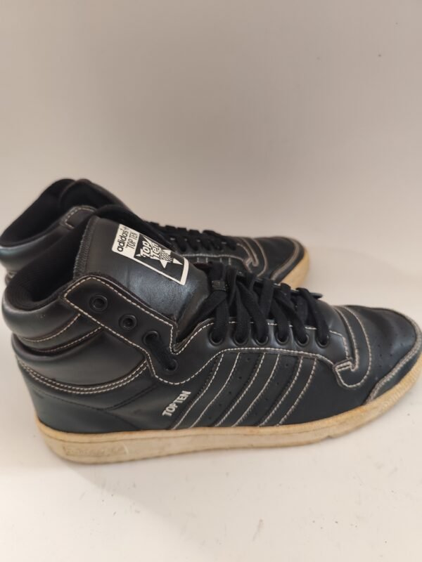 adidas Top Ten Hi 'Core Black' F37608 High Top Sneakers - Black, 43.5 - Image 3