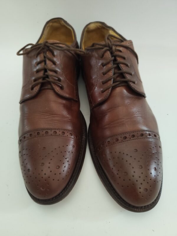 Soldini Real Leather Shoes - Brown, 42 - Image 2