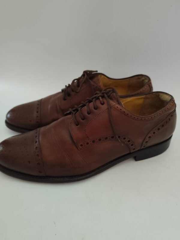 Soldini Real Leather Shoes - Brown, 42 - Image 4
