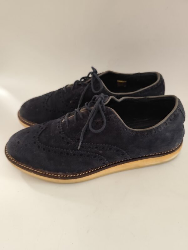 Vatterra Real Leather Made in Italy Shoes - Blue, 42 - Image 5
