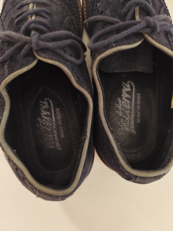 Vatterra Real Leather Made in Italy Shoes - Blue, 42 - Image 3