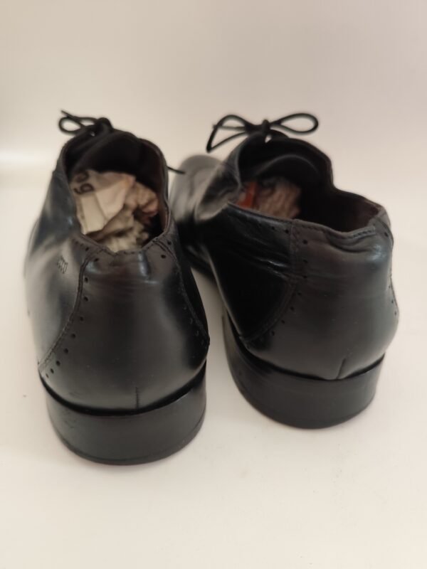 ecco Real Leather Extra Width Shoes - Black, 43 - Image 4