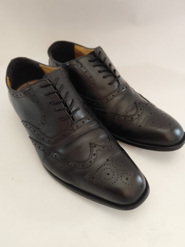 Real Leather Shoes - Black, 43