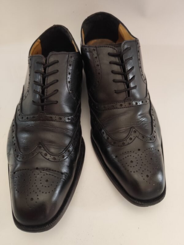 Real Leather Shoes - Black, 43 - Image 2