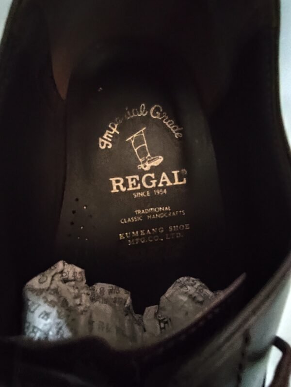 Regal Real Leather Imperial Grade Since 1954 Traditional Classic Handcrafted  Shoes - Brown, 43 - Image 3