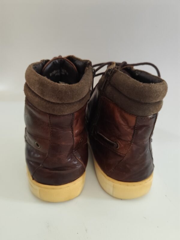 Shoopen Real Leather Boots Shoes - Brown, 42 - Image 4